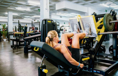 Fitness Centre leg press machine