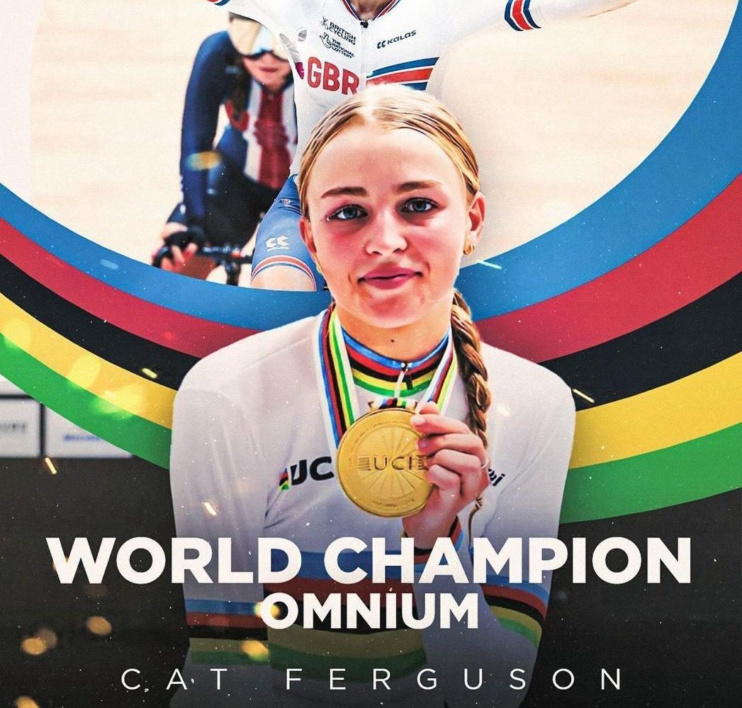 Cat Ferguson Track World Champion